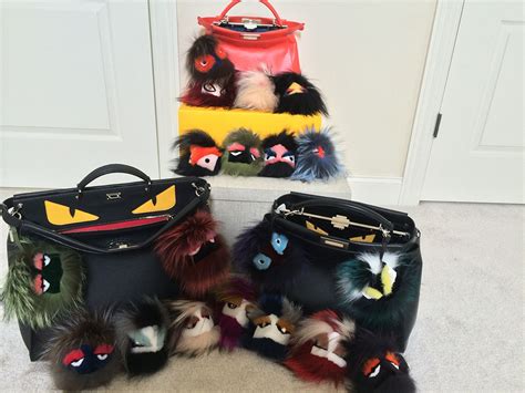 large fendi leather monster flurry bag bug|One Big Furry Family: Fendi’s Bag Bugs Are A Bonafide Hit On .